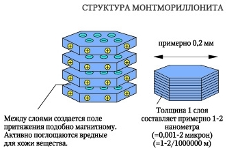 Структура монтмориллонита